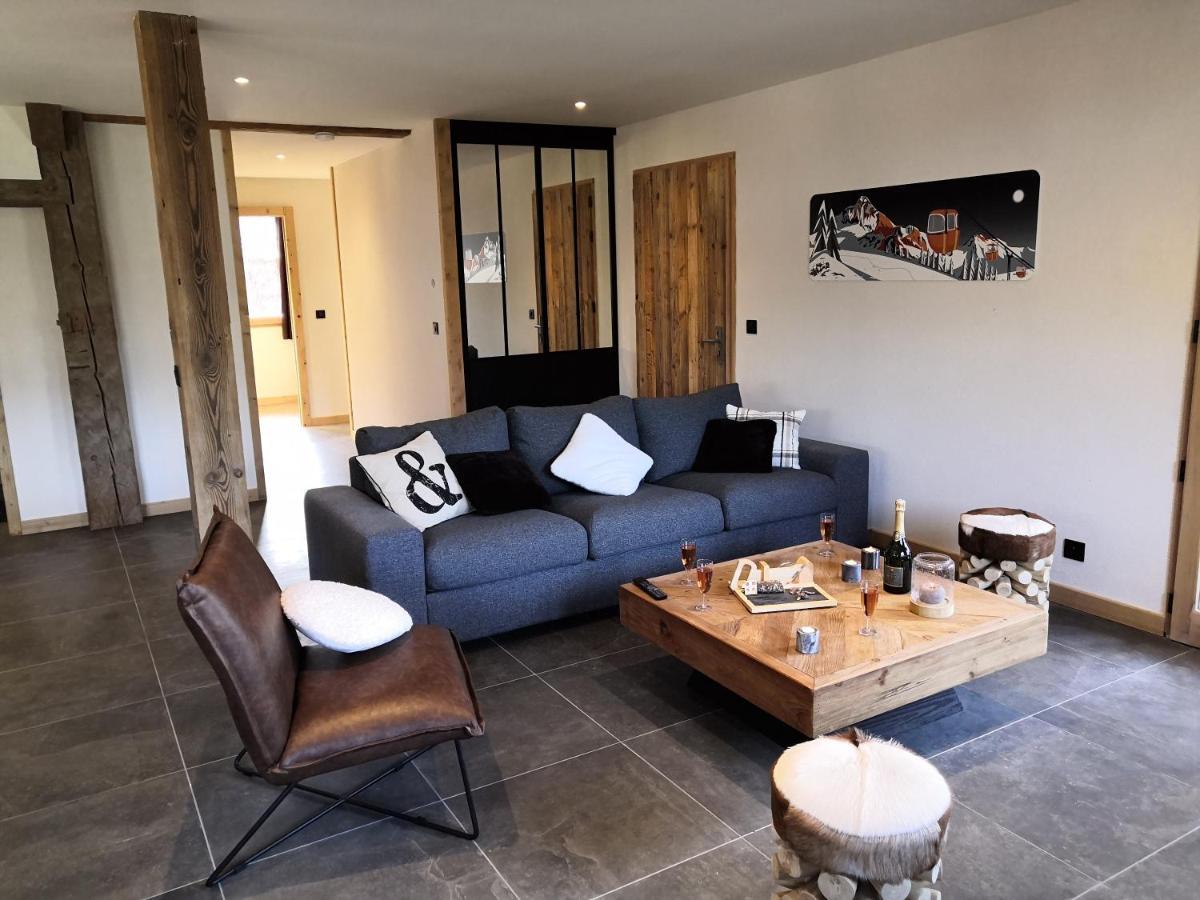 Chez Lucienne, Jacuzzi Et Sauna Samoëns Esterno foto