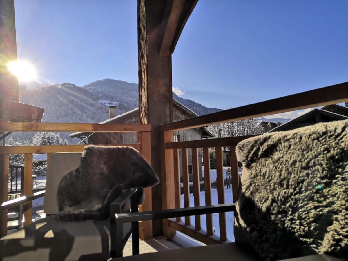 Chez Lucienne, Jacuzzi Et Sauna Samoëns Esterno foto
