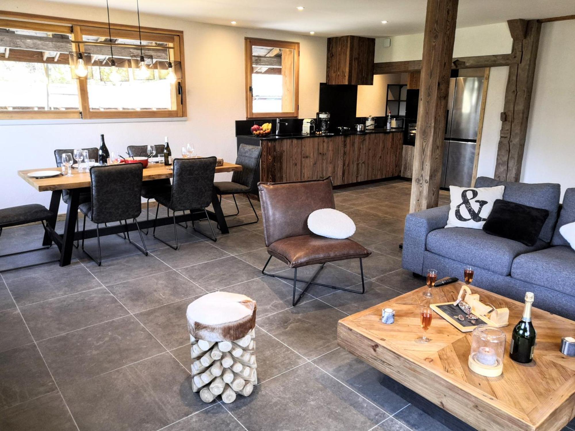 Chez Lucienne, Jacuzzi Et Sauna Samoëns Esterno foto