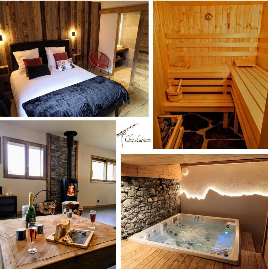 Chez Lucienne, Jacuzzi Et Sauna Samoëns Esterno foto